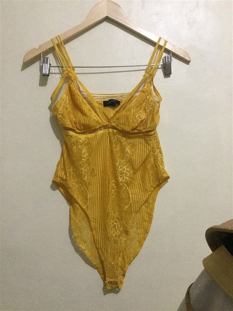 Yellow One Piece Lingerie Yellow Lingerie Lace Lingerie Yellow Lace Lingerie Yellow One