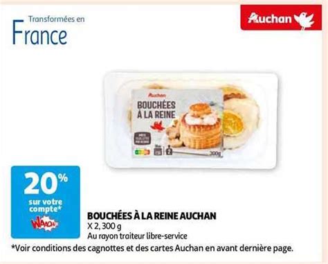 Promo Bouchées à La Reine Auchan chez Auchan iCatalogue fr