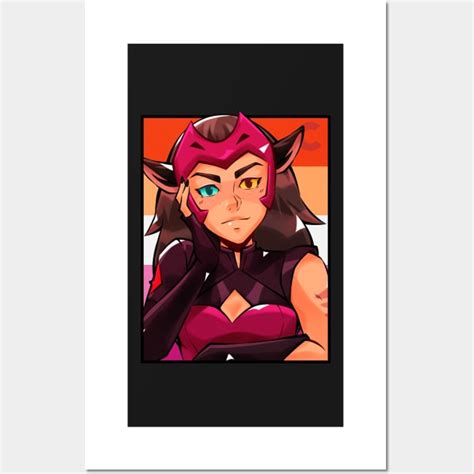 Catra She Ra Lesbian Flag Catra Posters And Art Prints TeePublic