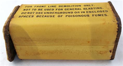 Us Ww2 Empty Tnt Package High Explosive Tnt 12 Pound Net Corps Of