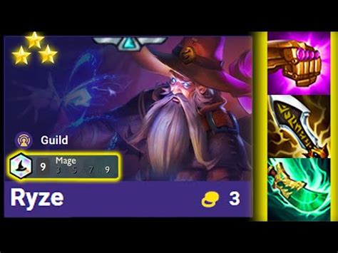 9 Mage Ryze 3 Star Mage Conference TFT Set 7 PBE YouTube