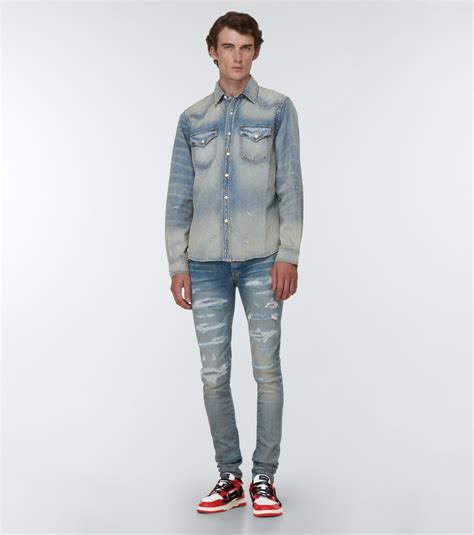 Amiri - Distressed skinny jeans Amiri