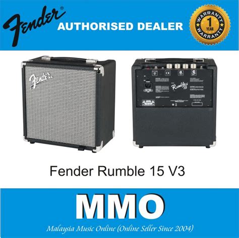 Fender Rumble V Watt Bass Combo Amplifier Speaker For Electric