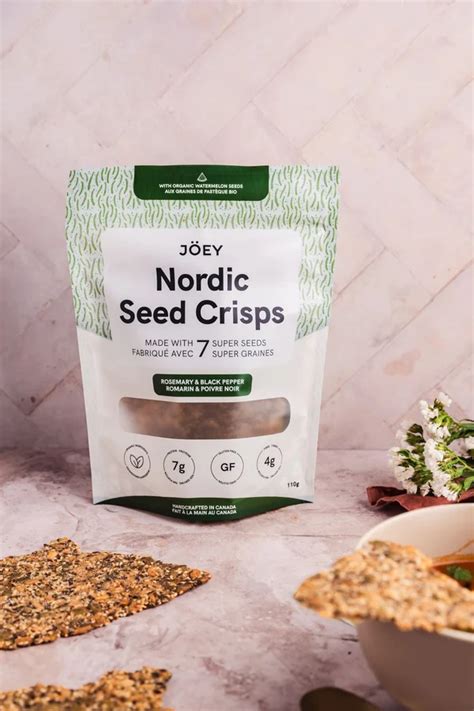 Kardish Seed Crisps Rosemary Black Pepper 110g