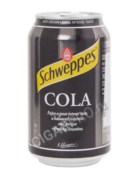 Schweppes Cola напиток газированный Швепс Кола | Cigar Pro