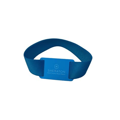 Elastic Stretch Rfid Woven Wristband For Hotel And Events Rfid