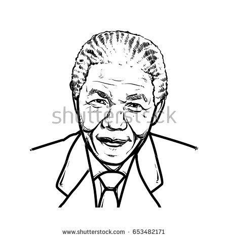 How To Draw Nelson Mandela Step By Step Terrencekody