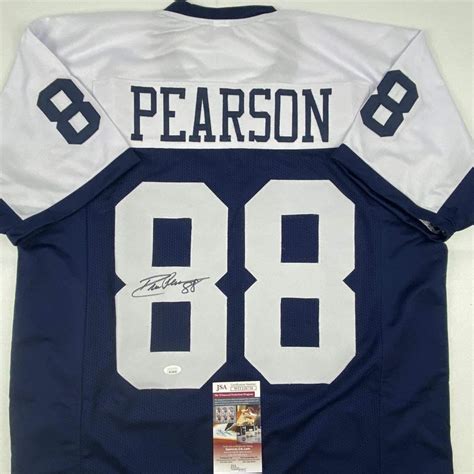 Drew Pearson Autographed Dallas Cowboys Custom Thanksgiving Jersey ...