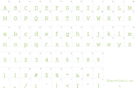 Download Free Font Monospace