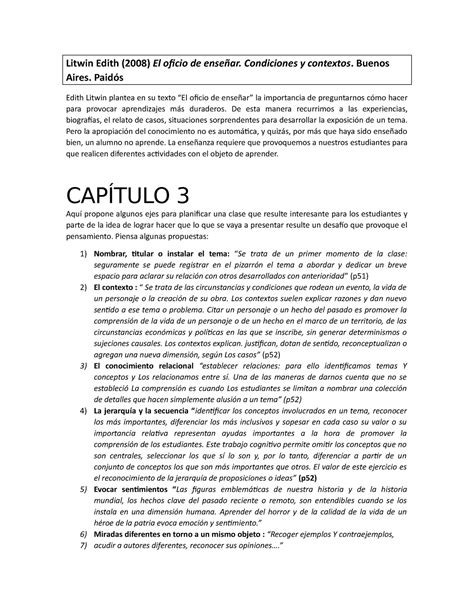 Los Gajes Del Oficio Resumen Por Capitulos 3