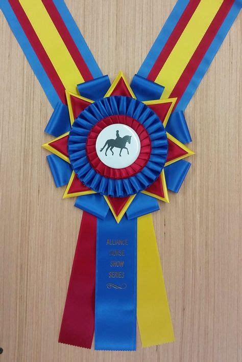 120 Neck Sashes Ideas In 2021 Award Ribbons Custom Badges Horse