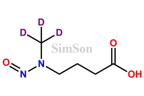 N Nitroso N Methyl 4 Aminobutyric Acid D3 CAS No 1184996 41 5