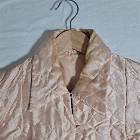 Vintage Lingerie Bed Jacket Peachy Pink Boudoir Liqui Gem