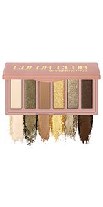 Amazon Susikeki Colors Mini Naked Eyeshadow Makeup Palette Neutral Nude Smoky Eye Shadow