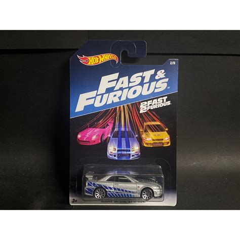 Hot Wheels Fast And Furious Nissan Skyline Gtr R Brian S Jdm