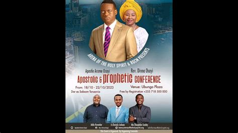 Apostle Arome Osayi Tanzania Apostolic Prophetic Conference Day