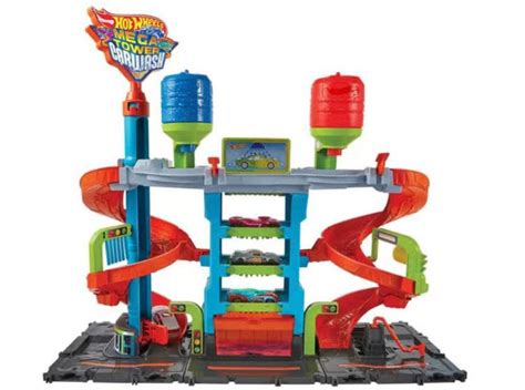 Hot Wheels Lava Rápido Mega Tower Mattel Pistas de Brinquedo Magazine Luiza