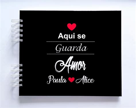 Álbum Scrapbook Namorados Casados Românticos Personalizado Elo7