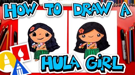 How To Draw A Hula Girl YouTube