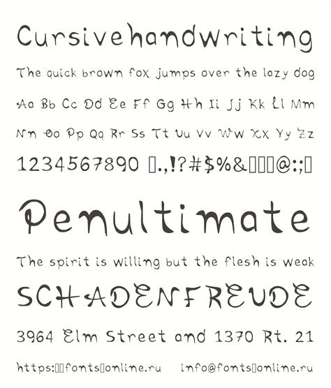 cursivehandwriting font