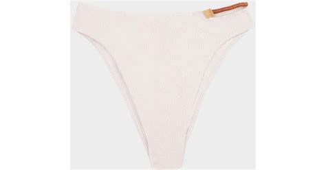 ViX Firenze Aika Gigi Bikini Bottoms In White Lyst