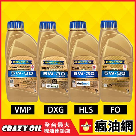 【瘋油網】 RAVENOL VMP / HLS / DXG / FO 5W30 5W-30 汽車機油 | 蝦皮購物