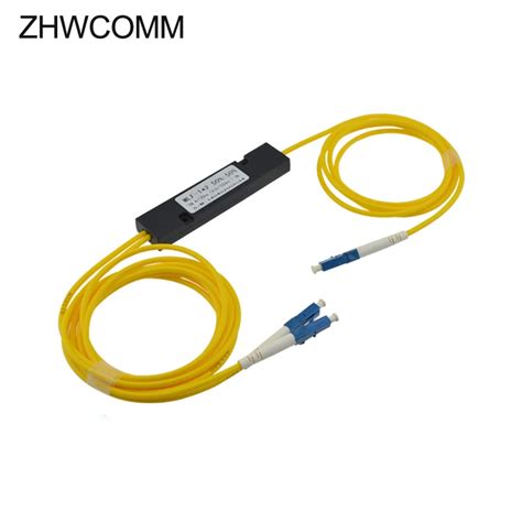 Zhwcomm Pcs Lc Upc X Fiber Optic Splitter Fbt Optical Coupler X