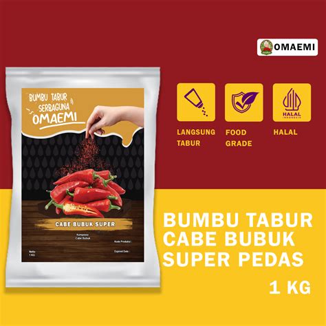 Jual Bumbu Tabur Cabe Bubuk Super Pedas Extra Hot Chili Kg Shopee Indonesia