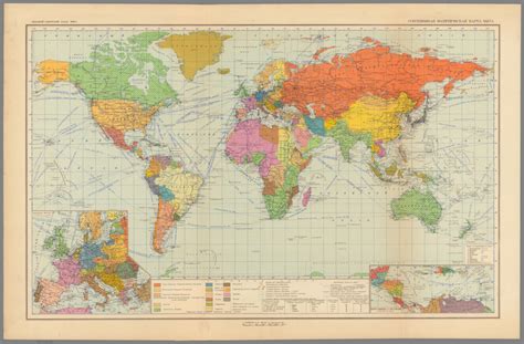 Карта мира политическая 1980: Подробная политическая карта мира времен ...