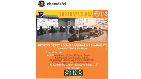 Untuk Keadaan Darurat Di Surabaya Bisa Hubungi Nomor Ini Tribunjatim