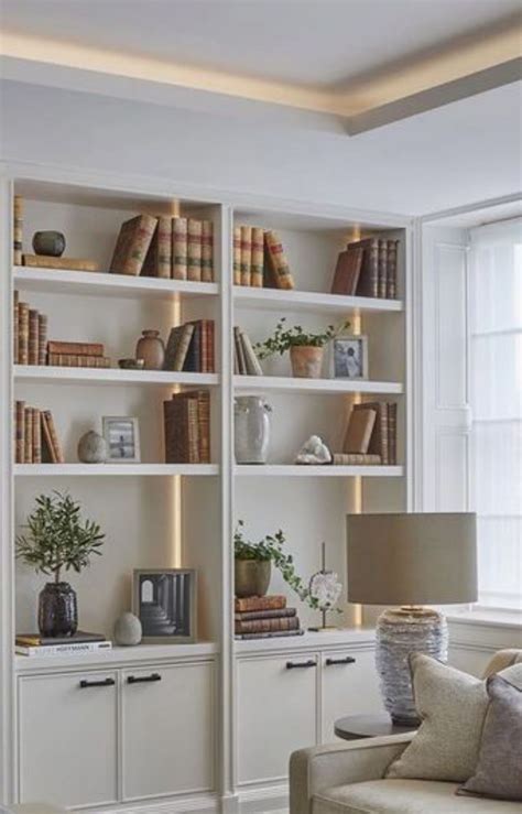 Floor to Ceiling Bookshelves for Your Living Room