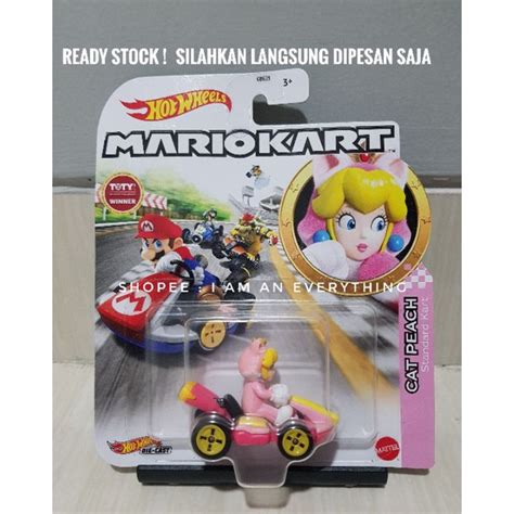 Jual Hot Wheels Mario Kart Cat Peach Standard Kart Hotwheels Mariokart Original Shopee