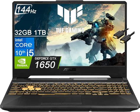 ASUS TUF Gaming F15: Portátil de 15.6 pulgadas FHD 144Hz (32 GB de RAM ...