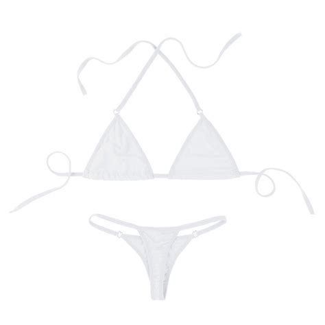 Women Sexy Micro Bikinis Swimwear Mini Bra G String Thongs Swimsuit Lingerie Set EBay