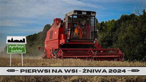 Pierwsi na wsi Żniwa 2024 Bizon Rekord Z058 YouTube