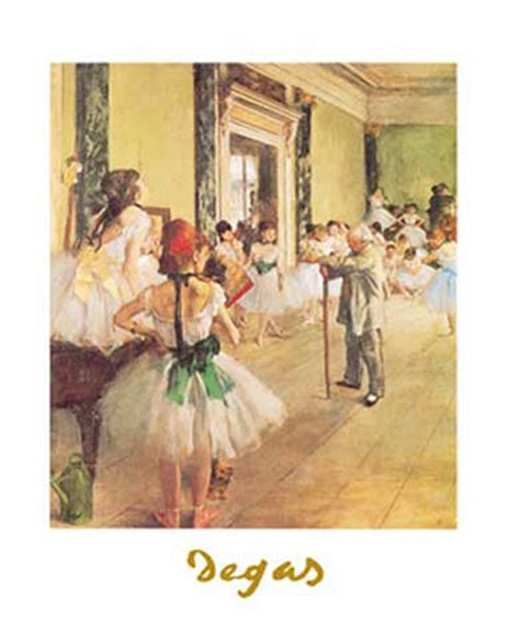 Degas Edgar Kunstdruck La Classe De Danse