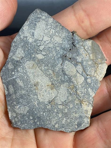 Beautiful Example Of Nwa 13548 Eucrite Melt Breccia Fusa Catawiki