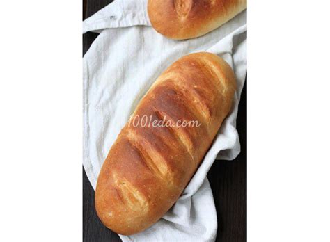 Домашний батон на сухом молоке - Хлеб от 1001 ЕДА