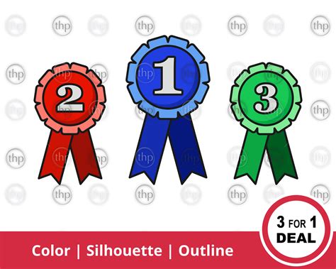 First Place Ribbon Png Clipart