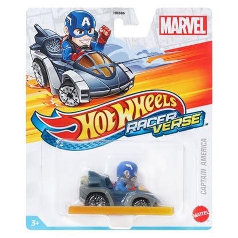 Hot Wheels Racerverse Captain America Car Ucollect Comics