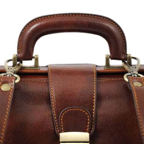 Doctor Bag Brown Made In Italy Fantini Pelletteria