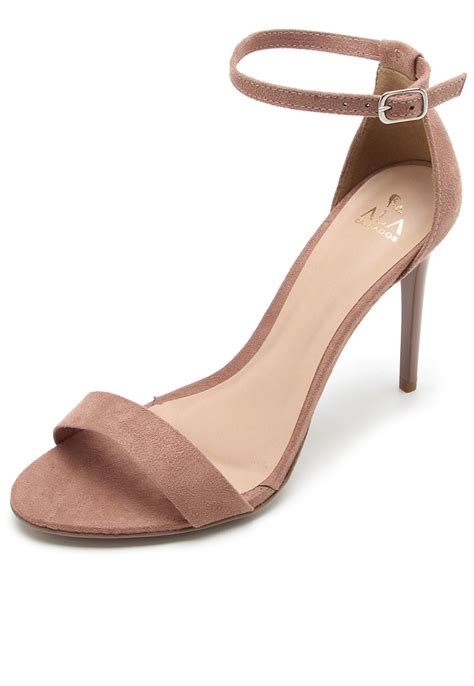 Sandália Ala Tiras Nude Compre Agora Dafiti Brasil