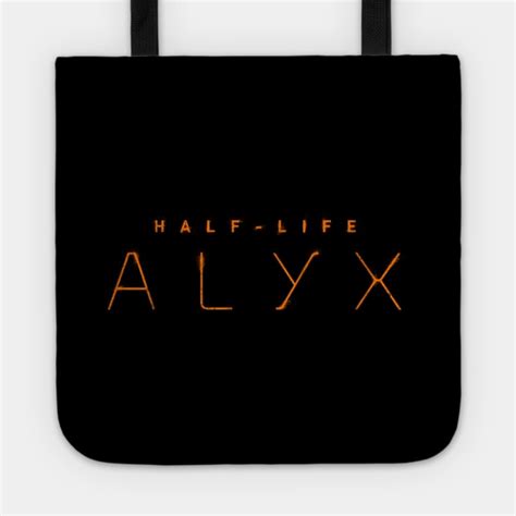 Half Life Alyx Logo Texturized Tote | Half Life Merch