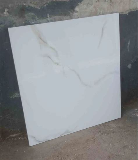 Glossy White Ceramic Floor Tiles Size 2x2 Feet 600x600 Mm At Rs 175