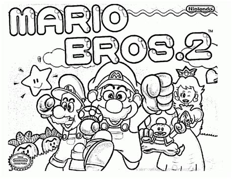 mario characters coloring pages coloring home