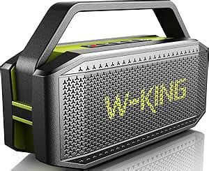 W KING Alto falantes Bluetooth portáteis subwoofer pico de 100 W