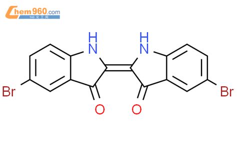 84 40 2 5 溴 2 5 溴 1 3 二氢 3 氧 2H 吲哚 2 亚基 1 2 二氢 3H 吲哚 3 酮化学式结构式分子式