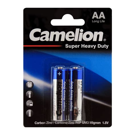 Order Camelion Super Heavy Duty Aa Batteries 2 Pack R6p Bp2b Online At Special Price In