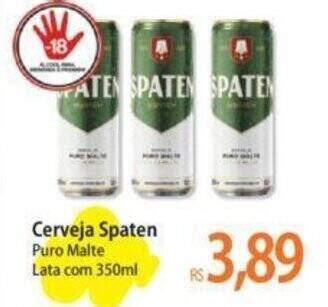 Cerveja Spaten Puro Malte Lata Ml Oferta Na Atacad O