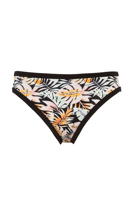 Siyah Kad N Defactofit Desenli Bikini Alt Defacto